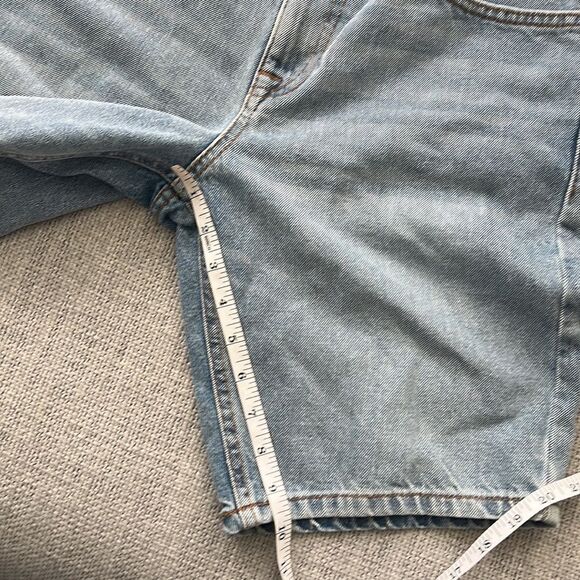 Asos Design Bermuda Jean Shorts Womens Size 30‎ inches Medium Small - Picture 4 of 7